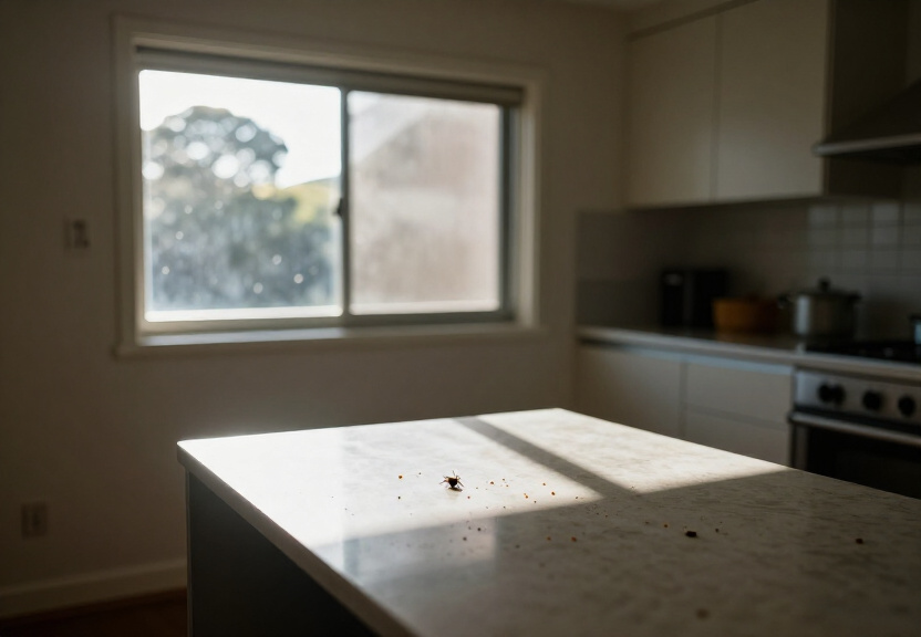 Ants nesting in wall cavity of a Yowie Bay property